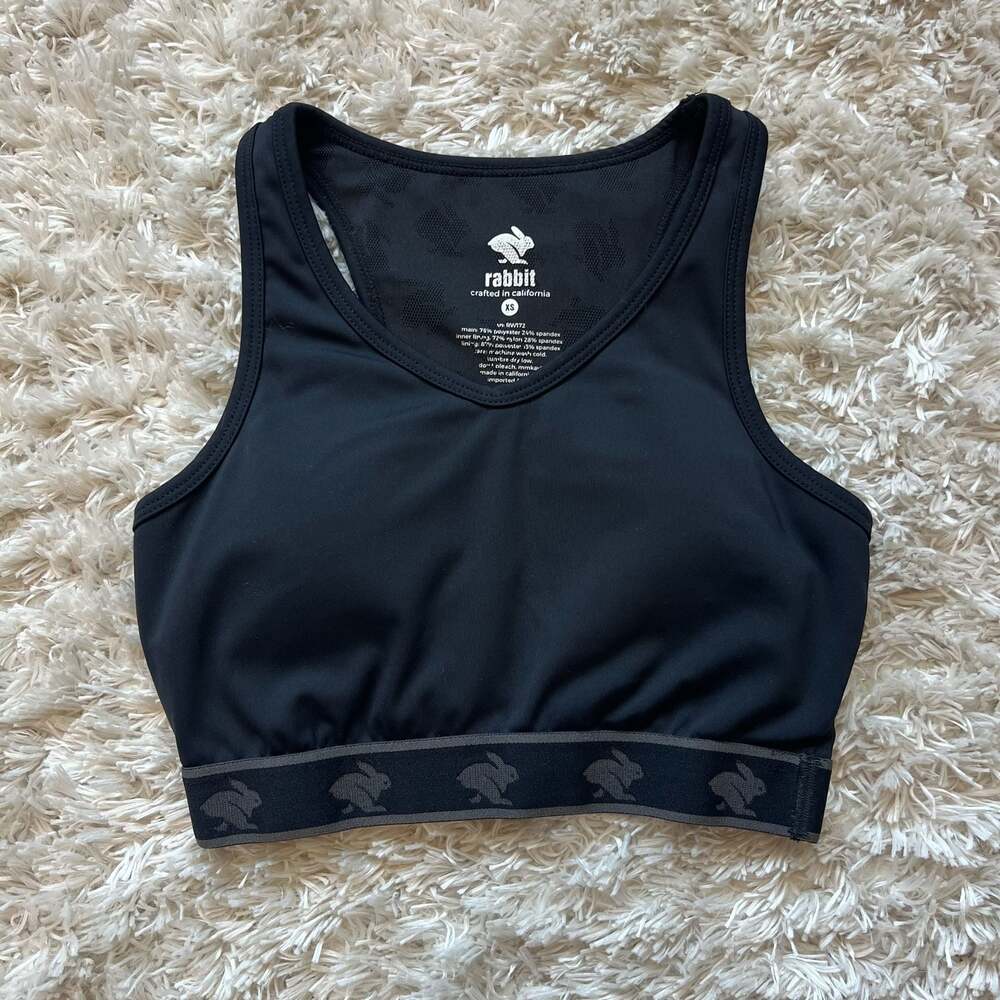 rabbit Women's UtiliBRA-vo Sports Bra Black Size XS